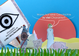 Die Zauberin Circe und Odysseus, sowie einige Schweine